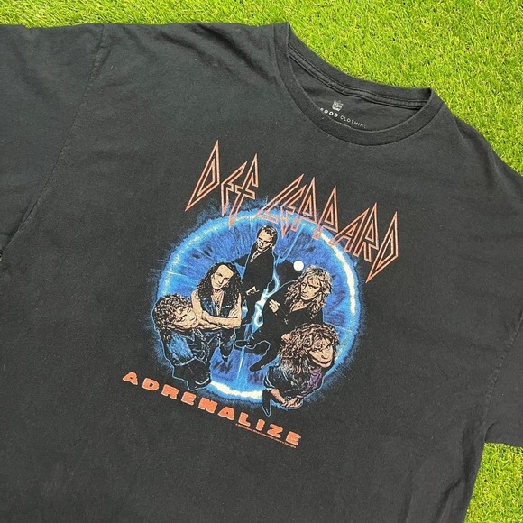 Def Leppard Adrenalize Tour Graphic T-Shirt - Picture 1 of 6